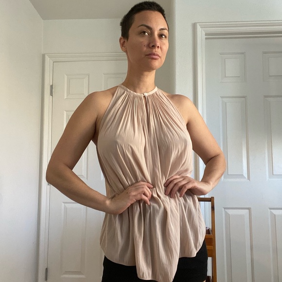 Tops - Ramey Brookes Pink Silk Blouse